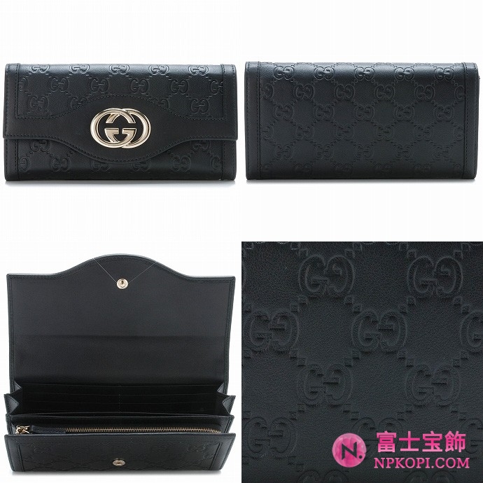 GUCCI/グッチ 2012年春夏新作SUKEY2つ折り長財布 282431 AA61G 1000 